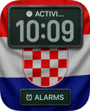 Croatia Flag watch face preview for Apple Watch