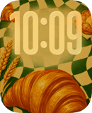 Croissant Check watch face preview for Apple Watch