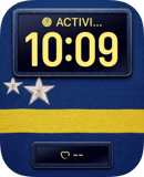 Curaçao Flag watch face preview for Apple Watch