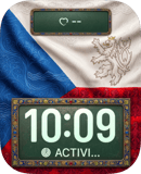 Czechia Flag watch face preview for Apple Watch