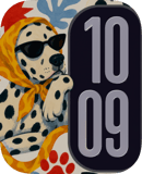 Dalmatian Chic watch face preview for Apple Watch