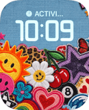 Denim Keepsakes watch face preview image for Apple Watch