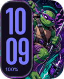 Donatello Turtle Tech watch face preview for Apple Watch