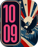 Eagle Sunrise watch face preview for Apple Watch