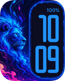 Electric Lion watch face preview for Apple Watch