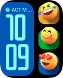 Emoji Stack Apple Watch face - Art