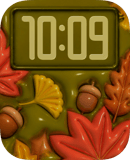 Enamel Autumn Apple Watch face - Nature