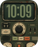 Field Radio watch face preview for Apple Watch