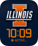 Fighting Illini watch face preview for Apple Watch