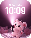 Flashlight Fuzz watch face preview image for Apple Watch