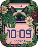 cat watch face preview for Apple Watch
