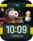 Flying Ace Snoopy watch face preview for Apple Watch