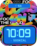 Focus On watch face preview for Apple Watch