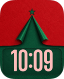 Folded Evergreen watch face preview image for Apple Watch