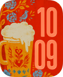 Folk Stein watch face preview for Apple Watch