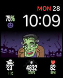 Frankenstein Night watch face preview for Apple Watch