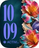 Freckled Petals watch face preview image for Apple Watch
