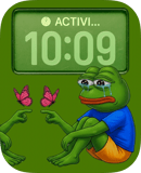 Pepe Meadow watch face preview for Apple Watch