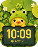 Frog Pond Duckling watch face preview for Apple Watch