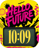 Future Pop watch face preview image for Apple Watch