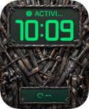 Game of Thrones Iron Throne watch face preview for Apple Watch
