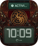 Game of Thrones Targaryen watch face preview for Apple Watch