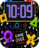 Game Over watch face preview image for Apple Watch