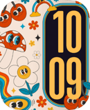 Garden Eyes watch face preview for Apple Watch