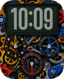 Gear Bloom watch face preview for Apple Watch