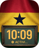 Ghana Flag watch face preview for Apple Watch