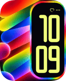 Gloss Tubes Apple Watch face - Art