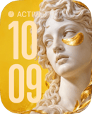 Gold Treatment watch face preview image for Apple Watch