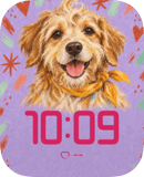 Golden Grin watch face preview image for Apple Watch