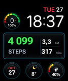 Good Measure watch face for Apple Watch