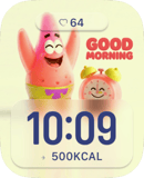 Patrick Star watch face preview for Apple Watch