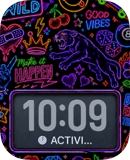 Panther Vibes watch face preview for Apple Watch