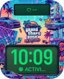 Grand Theft Auto Reprisal watch face preview for Apple Watch
