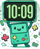 Green Buddy watch face preview for Apple Watch