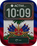 Haiti Flag watch face preview for Apple Watch