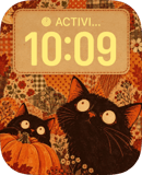 Harvest Whiskers watch face preview image for Apple Watch