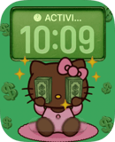 Hello Kitty watch face preview for Apple Watch