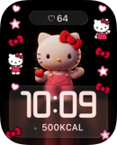 Hello Kitty Sparkle Charm watch face preview for Apple Watch