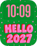 Hello Tomorrow watch face preview image for Apple Watch