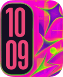 Pink Signal watch face preview for Apple Watch