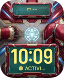 Iron Man Armor watch face preview for Apple Watch