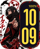 Itachi Crimson Sharingan watch face preview for Apple Watch