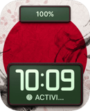 Japan Flag watch face preview for Apple Watch
