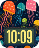 Jelly Drift watch face preview for Apple Watch
