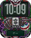Joker Card Chaos watch face preview for Apple Watch