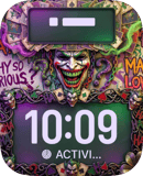 Joker Why So Serious watch face preview for Apple Watch